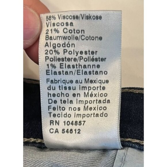 AG Adriano Goldschmied The Stilt Cigarette Leg Dark Wash Skinny Jeans Size 29R - Picture 8 of 9